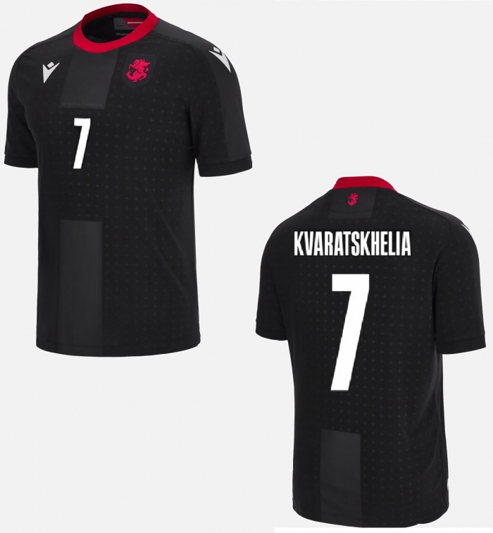 GEORGIA KVARATSKHELIA AWAY SHIRT 2024-25