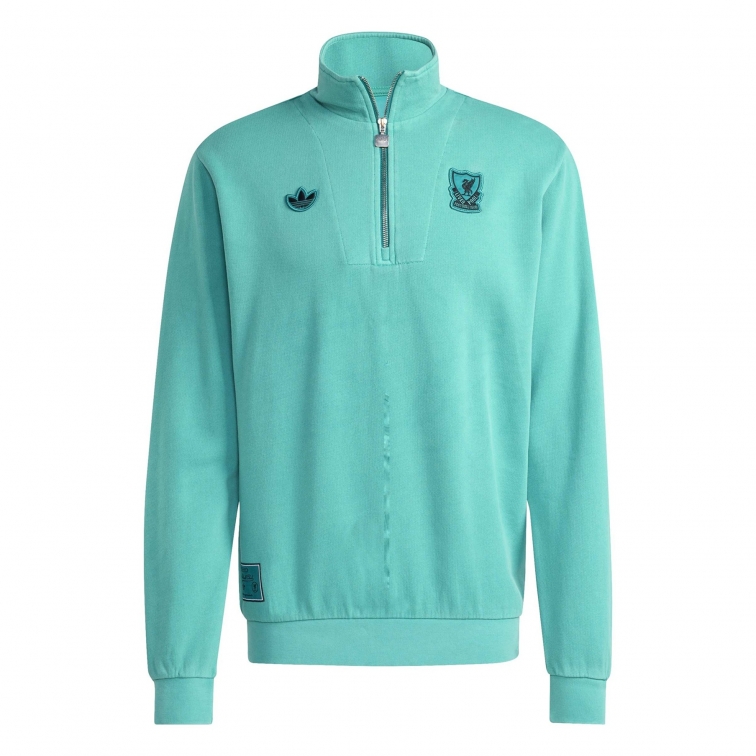 LIVERPOOL HALF ZIP COLLAR VINTAGE SWEAT 2025-26