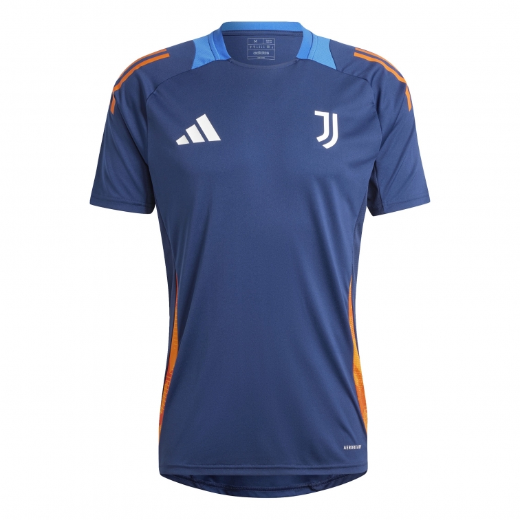 JUVENTUS TRAINING BLUE SHIRT 2024-25