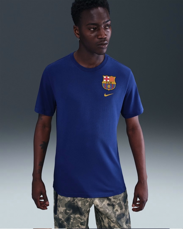 BARCELLONA T-SHIRT BLU 2025-26
