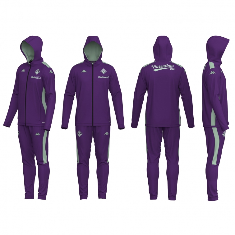 FIORENTINA PURPLE POLY TRACKSUIT 2024-25