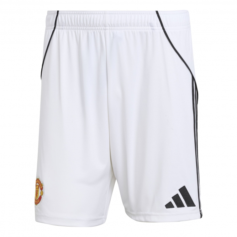 MANCHESTER UNITED PANTALONCINI HOME BIANCHI 2025-26