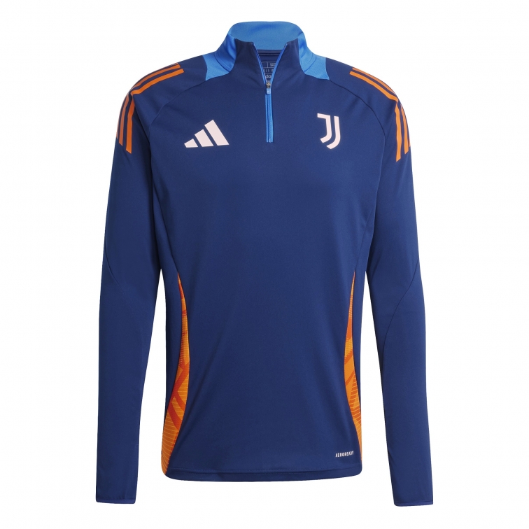 JUVENTUS FELPA ALLENAMENTO BLU 1 4 ZIP 2024 25 CalcioItalia