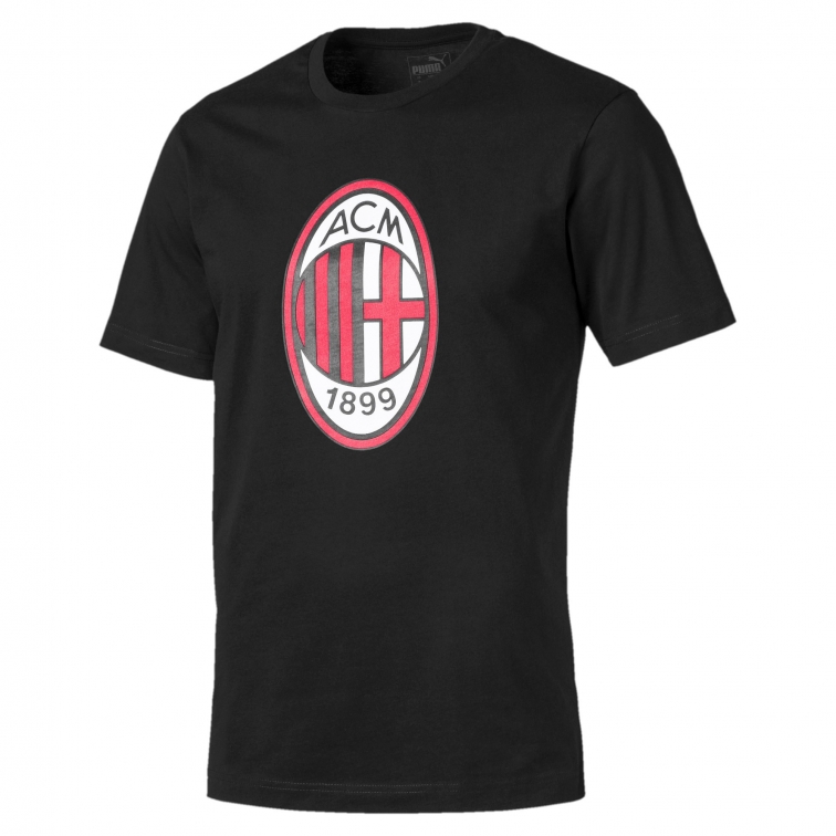 AC MILAN T-SHIRT BAMBINO NERA 2019-20 | CalcioItalia.com