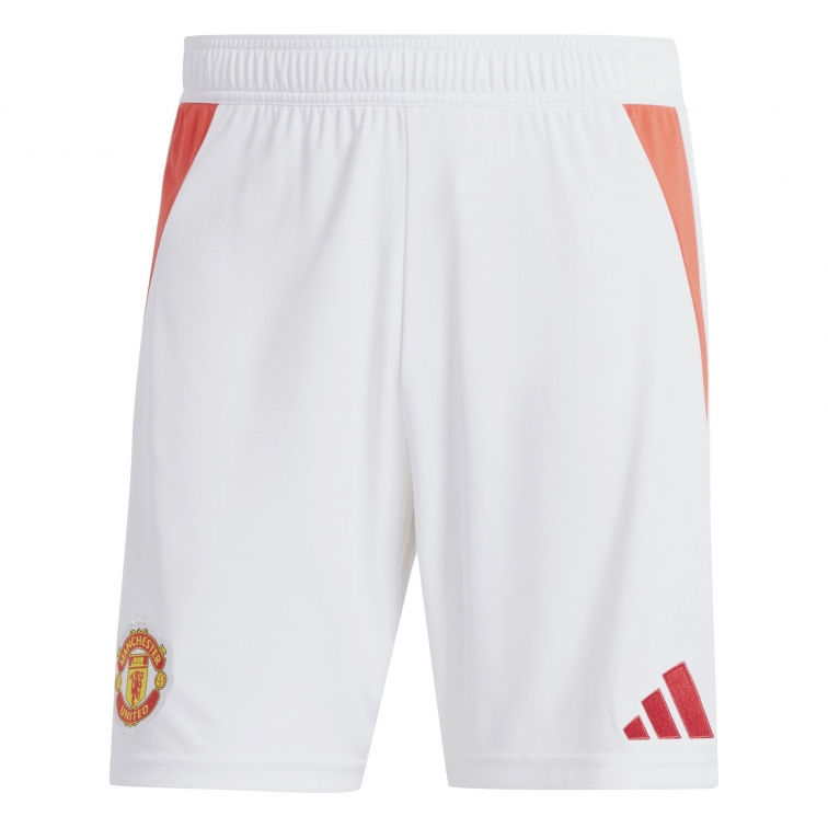 MANCHESTER UNITED PANTALONCINI HOME BIANCHI 2024-25