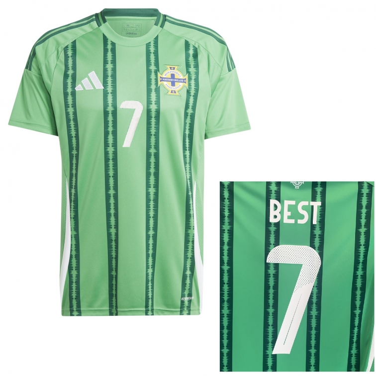 NORTH IRELAND GEORGE BEST SHIRT 2024-25