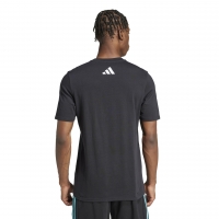 MERCEDES BLACK FAN T-SHIRT 2025 ADIDAS