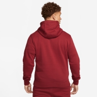 LIVERPOOL HOODY RED SWEAT 2023-24