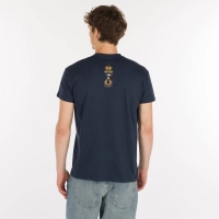 ITALY PALLAVOLO FLAG NAVY T-SHIRT 2025-26