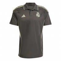 REAL MADRID GREY POLO 2025-26