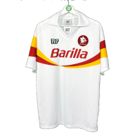 AS ROMA GIANNINI RETRO VINTAGE AWAY SHIRT 1990-91