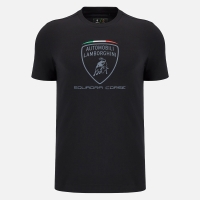 LAMBORGHINI LOGO BLACK T-SHIRT