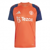 MANCHESTER UNITED TRAINING ORANGE SHIRT 2024-25