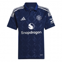 MANCHESTER UNITED AWAY JUNIOR NAVY SHIRT 2024-25