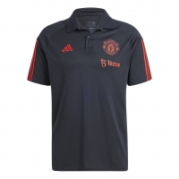 MANCHESTER UNITED PLAYER BLACK POLO 2023-24