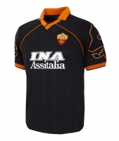 AS ROMA MAGLIA RETRO VINTAGE 3RD NERA 1999-2000