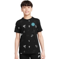 FC INTER JUNIOR BLACK T-SHIRT 2025-26