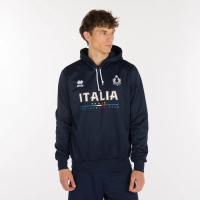 ITALY VOLLEY HOODY NAVY SWEAT 2025-26
