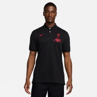 LIVERPOOL BLACK POLO 2024-25