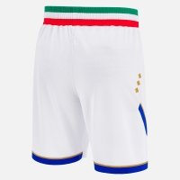 ITALIA BASKET FIP HOME WHITE SHORTS 2025-26