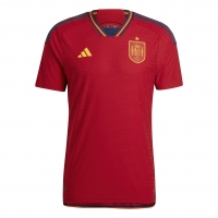 SPAIN AUTHENTIC MATCH HOME SHIRT 2022-23