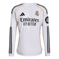 REAL MADRID HOME SHIRT long sleeves 2025-26