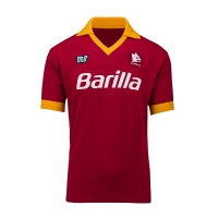 AS ROMA CONTI VINTAGE MATCH HOME SHIRT 1987-88