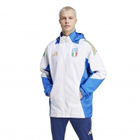ITALIA FIGC ALL WEATHER WHITE JACKET 2024-25