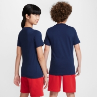 PSG LOGO JUNIOR NAVY T-SHIRT 2024-25