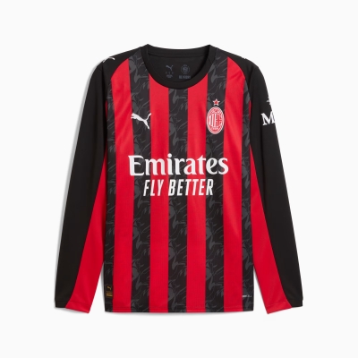 AC MILAN HOME SHIRT LONG SLEEVES 2025-26