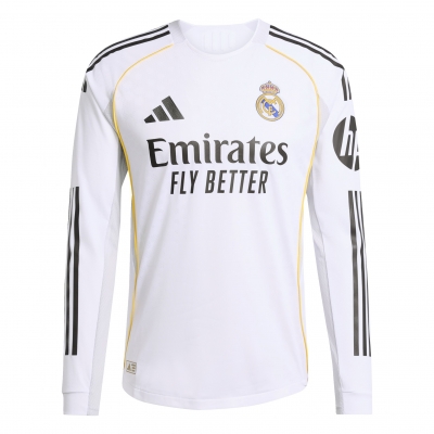 REAL MADRID MAGLIA GARA MANICHE LUNGHE 2025-26