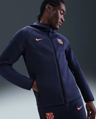 BARCELLONA FELPA TECH FLEECE BLU 2025-26