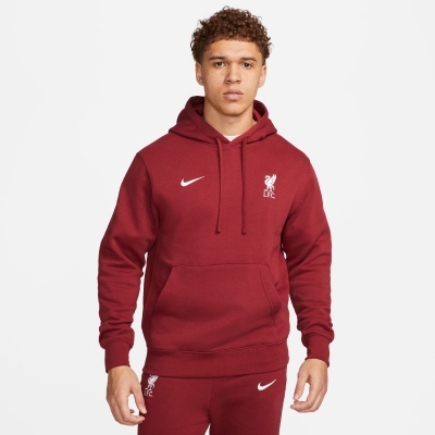 LIVERPOOL HOODY RED SWEAT 2023-24