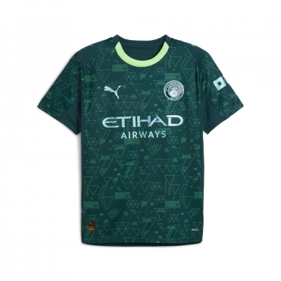 MANCHESTER CITY 4TH EA SPORTS JUNIOR SHIRT 2025-26