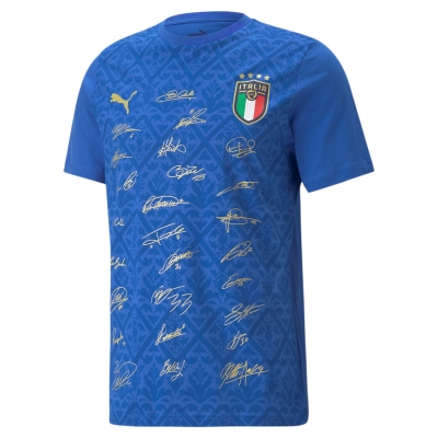 ITALIA FIGC SIGNATURE WINNER 2021 T-SHIRT