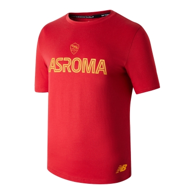 AS ROMA T-SHIRT ROSSA 2022-23