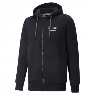 BMW FELPA CAPPUCCIO ZIP NERA