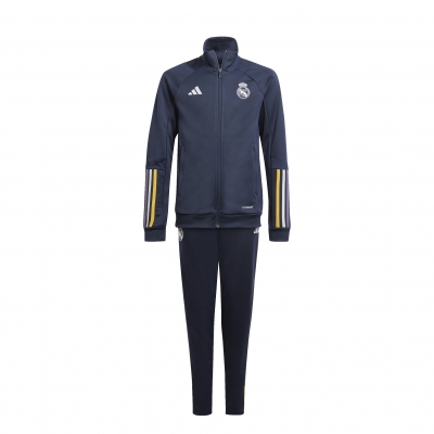 REAL MADRID POLY JUNIOR NAVY TRACKSUIT 2023-24