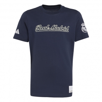 REAL MADRID JUNIOR NAVY T-SHIRT 2025-26