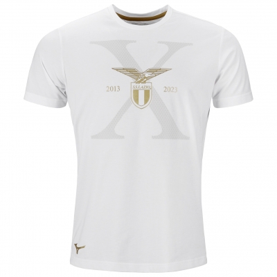 SS LAZIO T-SHIRT ANNIVERSARIO X BIANCA