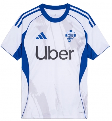COMO CALCIO AWAY WHITE SHIRT 2025-26