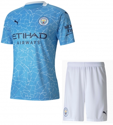 MANCHESTER CITY JUNIOR HOME KIT 2020-21