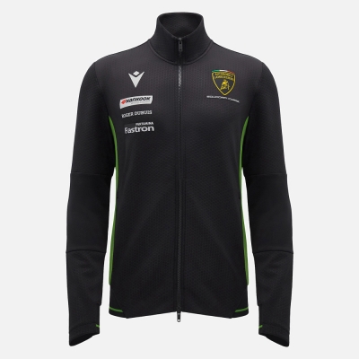 LAMBORGHINI FELPA FULL ZIP NERA