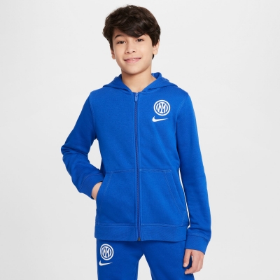 FC INTER JUNIOR HOODY FULL ZIP SWEAT 2024-25