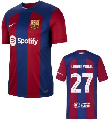 BARCELONA LAMINE YAMAL HOME SHIRT 2023-24