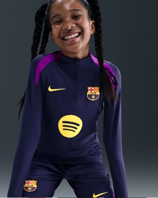 BARCELLONA FELPA ALLENAMENTO BAMBINO 2025-26