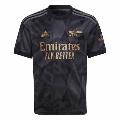 ARSENAL MAGLIA BAMBINO NERA AWAY 2022-23