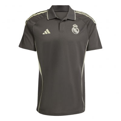 REAL MADRID GREY POLO 2025-26