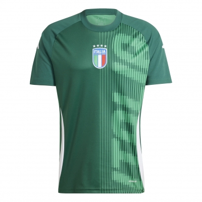 ITALIA FIGC MAGLIA PREPARTITA VERDE 2024-25