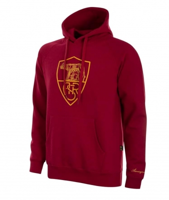 AS ROMA HOODY HERITAGE RED SWEAT
